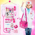 34 3-5 Set EFO SHM Doctor Kit for Kids Girls, Pcs Kids Doctor Kit for Toddlers with Medical Storage Bag & Real
