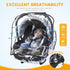 Universal Car Seat Rain Cover, Food Grade EVA, Waterproof Weather Shield for Infant Car Seat with Storage Bag