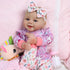 18 inch 3+ SCOM Baby Doll Girl, Realistic Soft Body Baby Doll Real Life Cute Baby with Accessories for Year Old Gifts