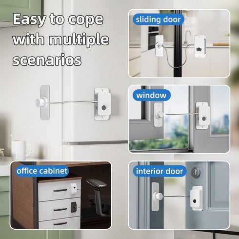 Tazyuxd (1 Pack) Door Locks for Kids Safety,Auto Unlock Door Latche Quick and Easy Child Proof Door Lock Prevent