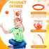 HyDren Head Hoop Basketball Party Game Set - Portable Adjustable Net Headband with Balls for Indoor Outdoor Fun