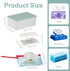 BEIZMHBO 6PCS Set, 2 2 2 Diaper Wipes Dispenser Refillable Baby Wipe Containers with Travel Wet Wipe Pouch & Spring