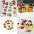 Nuanmu 100 Pieces Miniature Food Drink Bottles Toys Dollhouse Pretend Play Kitchen Cooking Game Party Accessories Toys