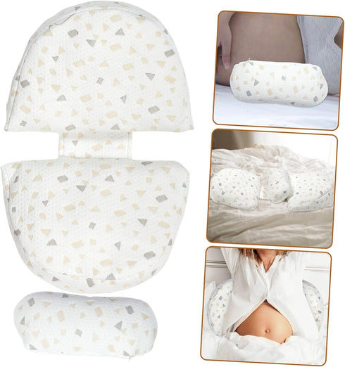 LIOOBO U-Shaped Pregnancy Pillow Maternity Pillow for Sleep for Pregnant Women Side Back Support Adjustable Lumbar