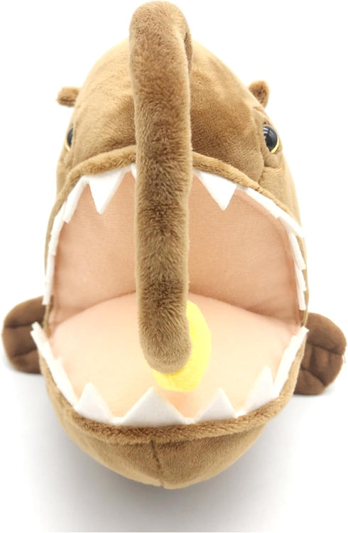 Realistic Anglerfish Plush Toy, Simulation Anglerfish Stuffed Animal Doll, Deep Sea Ocean Animal Plush for Children's