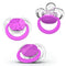 Smilo Baby Pacifier, Orthodontic Design for Healthy Dental Development, Pack of 3, BPA Free