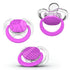 Smilo Baby Pacifier, Orthodontic Design for Healthy Dental Development, Pack of 3, BPA Free