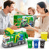 3 4 5 6 7 8 Set 3 AuroTops Garbage Truck Toys for Kids Years Old Boys Toy Trucks with Sound and Light,Toddlers Birthday