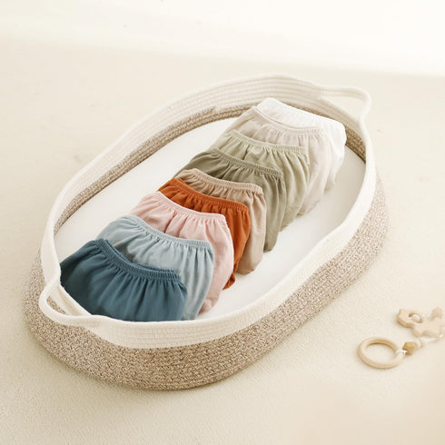 2 Pack, GRSSDER Stretchy Ultra Soft Fitted Bassinet Sheet Universal Fit for Bassinets Baby Cradle Moses Basket Oval