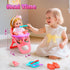 Playset CUTE STONE Baby Doll with Stroller for Girls Pretend Play Baby Care Toy with High Chair, Clothes & Accessories