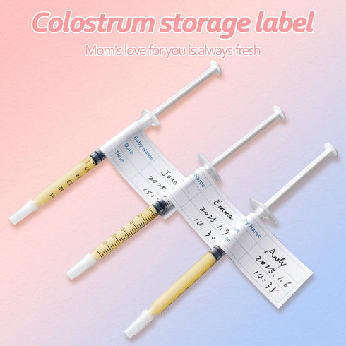 Aoaodbu 100pcs 1ml 5 1 30 ml 100 Colostrum Collector Kit Include Sealed Breast Milk Collector No Needle Colostrum