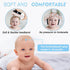 Infant Noise Cancelling Ear Protection Muffs, Adjustable Elastic Headband for Toddler Hearing (Bear, White)