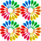 Vinsot 66 Packs Mini Maracas for Kids Neon Maracas Bulk Shakers Mini