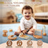 18+ 2 3 Baby Montessori Musical Instruments,Wooden Percussion Xylophone Musical Toys for Toddlers,Sensory Toys