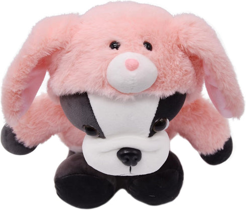 BABOLI Adorable French Bulldog Plush – 10" Soft Stuffed Animal in Bunny Costume for Easter & Kids Birthday Gifts