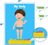 35 Pcs Body Parts Felt Board Set for Kids Preschool Learning Interactive Educational Storytelling Play Kit