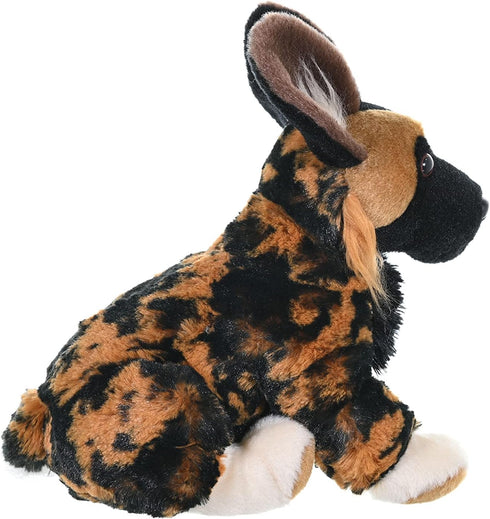Wild Republic Cuddlekins African Wild Dog Plush Toy, 8 Inches, Stuffed Animal Gifts for Kids