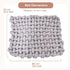 Tummy Wonder Space Knotted Braided Plush Mat, Baby Infant Newborn Time Playing Nursery Rug Knot Floor Cushion, Handmade