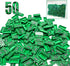 ARBTOTCE 50PCS 100 Dollar Bill Bank Cash Minifigure, Green Money Tile Accessories for