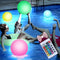 3 Otters 3PCS Light Up Beach Balls, 16" Glow Pool Balls with Remote Control for Kids Summer Parties