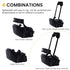 Ergonomic Baby Hip Carrier-Baby Waist Stool with Adjustable Strap and Chest Harness Huge Storage Enhanced Lumbar