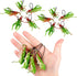 16Pcs Plastic Grasshoppers Toys for Kids, Fake Bugs Easter Party Favors for Insect Themed Party