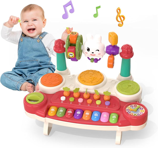 20 in 1 Baby Musical Toys - Interactive Piano Keyboard Drum Set