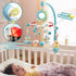 Mini Tudou Baby Musical Mobile Crib with Music and Lights, Timing Function, Projection, Take-Along Rattle and Music Box