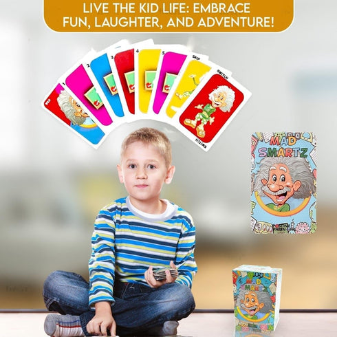 Thought-Spot: MAD SMARTZ - Interpersonal Skills Card Game for Anger & Emotion Management, Educational Toy for Kids