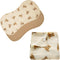 Ali+Oli Teddy Bear Swaddle & Burp Cloth Bundle Soft & Cozy Baby