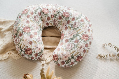 (2 Pack Little Jump Western Wild Flowers Nursing Pillow Cover Slipcover for Breastfeeding Pillows, Soft and Comfortable