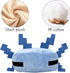 XSLWAN Blue Axolot Plush Plush Stuffed Toy Soft Throw Pillow Decorations for Video Game Fans, Kids Birthday Party Favor