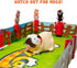 Fraidy Cats Interactive Kids Board Game, Cat Movers Go Flying with Motorized Dog, for 2 to 4 Players
