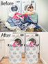 ESSME Baby Hamper, Nursery Laundry Basket, Lion Storage Basket, Toy Bin for Boys, Gift Baskets & Room Decor (Lions)