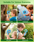 5 4,5,6,7,8,9,10(Blue) Borescope Snake Camera with Light for Kids, Outdoor Educational STEM Toys, Science Gifts