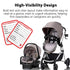 (8 Pack) Remarkable Infant I.C.E. (in Case of Emergency) Car Seat Sticker Safety Information - Child Emergency Contact