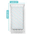 TL Care Fitted Crib Sheet 28" x 52", Soft Breathable Cotton Jersey Sheet, Aqua Whale for Crib & Toddler Bed