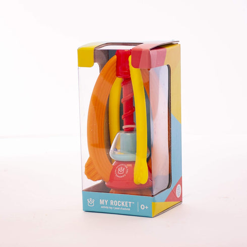 My Rocket Baby Rattle & Teething Toy by Manhattan Toy