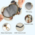 YETTASBIN Dachshund Dog Portable Pacifier Holder Case with Metal Hook Buckle & Zipper for Diaper Bag and Stroller