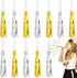 Twavang 12 Pcs Glitter Noise Makers Metallic Fringed Party Blower for Adults Birthday
