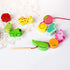Montessori Educational Wooden Lacing Beads Toys for Toddler 3-5 Years Old, Farm Animals Fruits Vegetables Threading