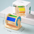 Tummy 1-3 Dailyfunn Montessori Toys Wooden Spinning Drum Time Floor Mirror Toy for Babies Toddlers Years Old
