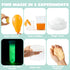 6pcs JOYIN Prefilled Easter Eggs with Toys, Plastic Eggs with Science Experiment, Basket Stuffers for Boys & Girls