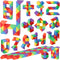 30 Pack Mini Fidget Snake Cube Toys Goodie Bag Stuffers for Kids,