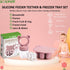 Silicone Baby Fruit Food Feeder & Mini Freezer Nibble Tray, Breastmilk Popsicle Molds for Baby Teething Relief, BPA