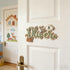 Personalized Woodland Name Sign for Boys Nursery, Custom Wooden Baby Name Wall Decor with Fox and Deer, Forest Animal