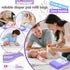 RUZAKO 30% 8 Pack Diaper Pail Refill Bags Compatible With Dekor Plus Diaper Pail, Extra Length, Lavender Scent