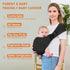 Summer Baby Sling Carrier, Baby Carrier Newborn to Toddler, Mesh Toddler Carrier, Lightweight Breathable Baby Wraps