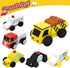 12 Pieces Unfinished Wooden Cars, Wood DIY Car Toys, Painting Crafts Kit for Student Family Activities