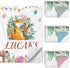 Set Sets, 3 Set Sets Custom Crib Bedding - Personalized Name Nursery Bedding PCS Fox Theme Baby Crib Bedding for Girls